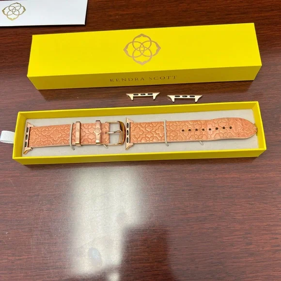 Kendra Scott Filigree Leather Watch Band - Picture 2 of 11